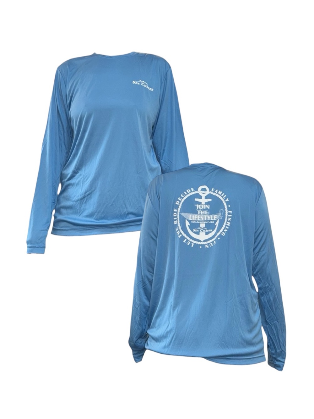 Sea Chaser Blue Long Sleeve Top